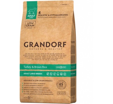 GRANDORF 92 Turkey&Rice Large (индейка с рисом для крупных пород) 3кг